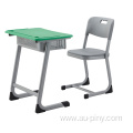 Plastic top school desk/Tables and chair school furniture